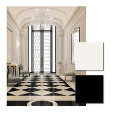 600x600 high quality super black best selling high glossy porcelain floor tiles